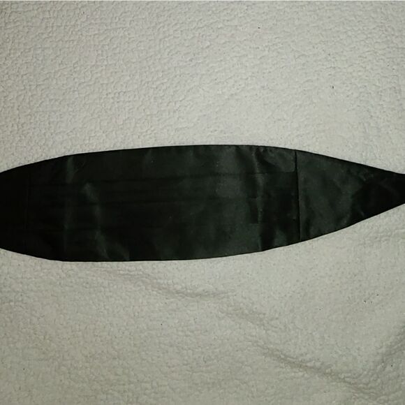 Madison long sleeve button shirt in black with tie - Picture 5 of 9